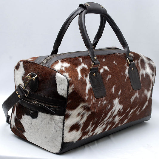 Natural Cowhides Gym Bag