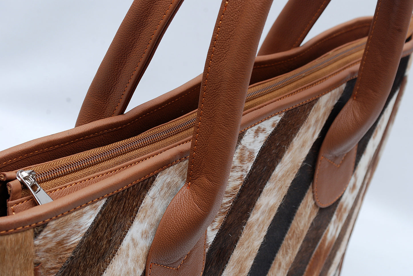 Natural Cowhides Leather Bag