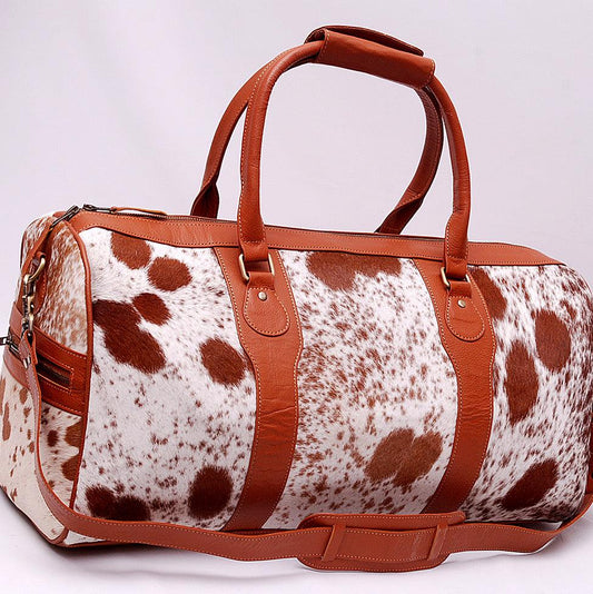 Natural Cowhides Gym Bag