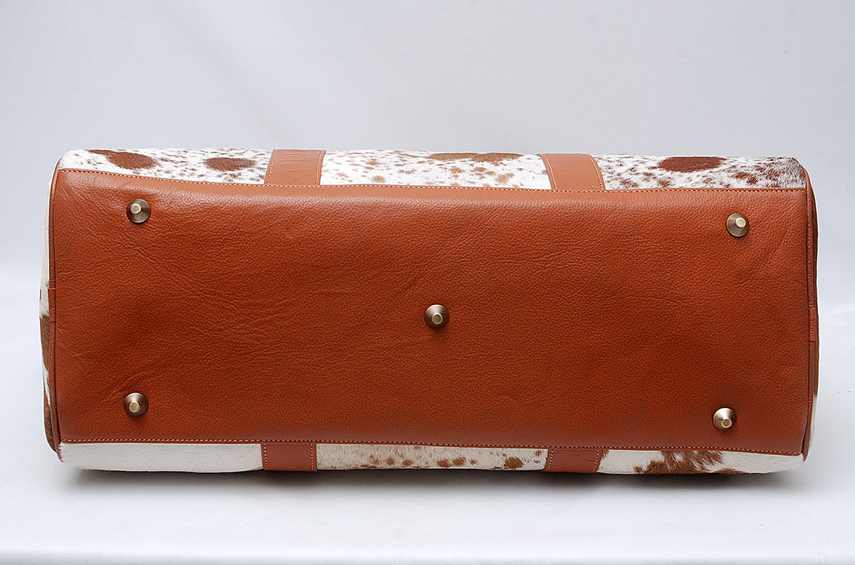 Natural Cowhides Gym Bag