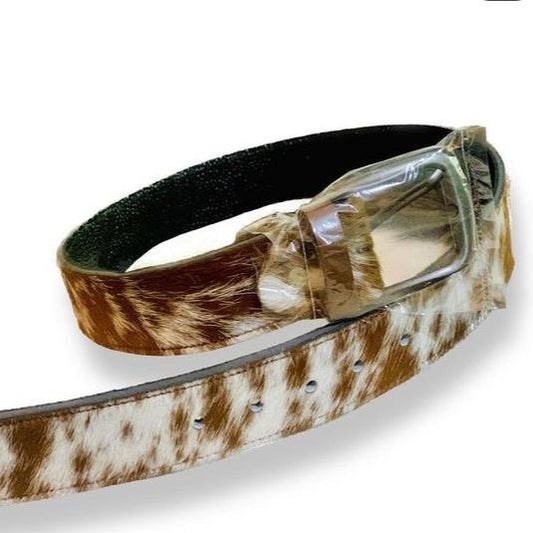 Natural Cowhide Belts